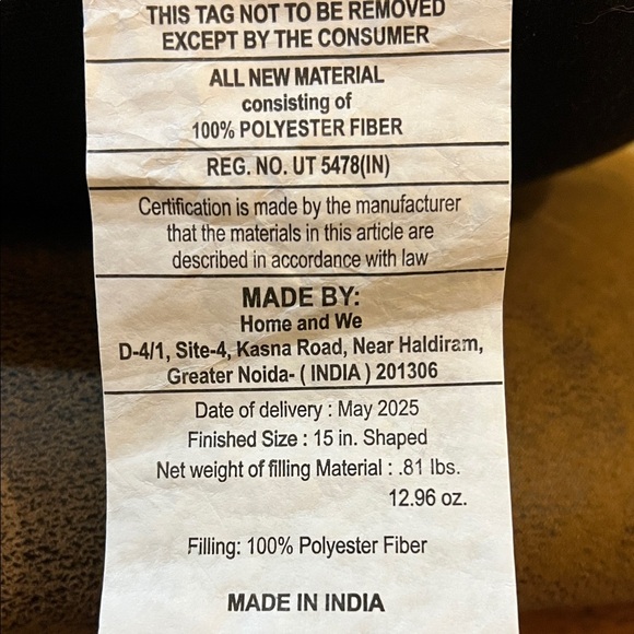 Skull & Bones | Beaded Pumpkin Pillow - Picture 11 of 11